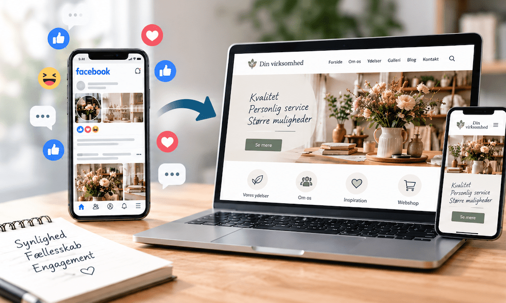 Hjemmeside eller Facebook? - CBGdesign.dk