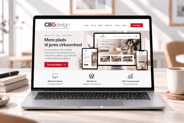 Mellem hjemmeside - CBGdesign.dk