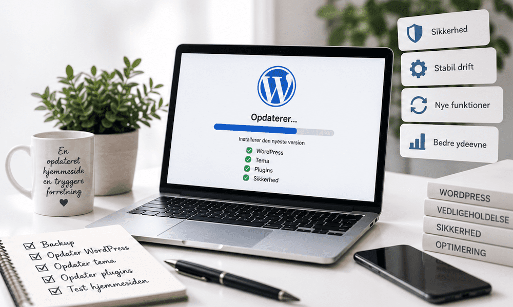 Opdater WordPress - CBGdesign.dk