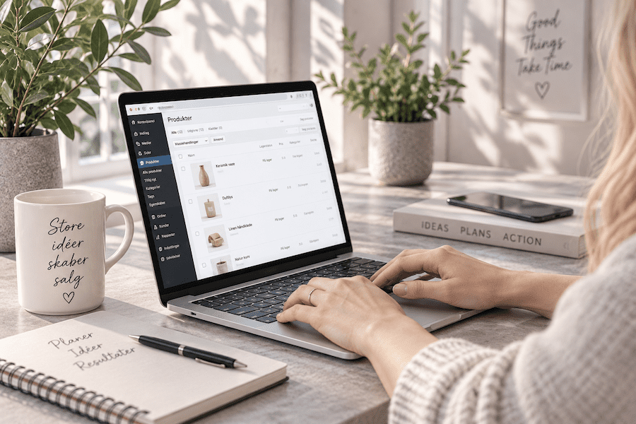 Webshop - løbende support - CBGdesign.dk
