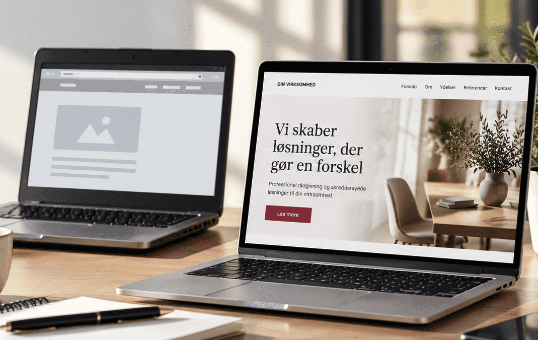 Hvad er forskellen på en billig hjemmeside og en professionel hjemmeside?